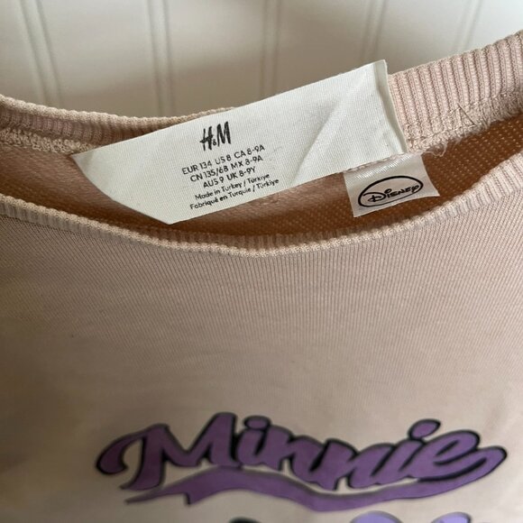 H&M x Disney 8-9y Minnie Mouse Sweater Dress - Picture 3 of 4